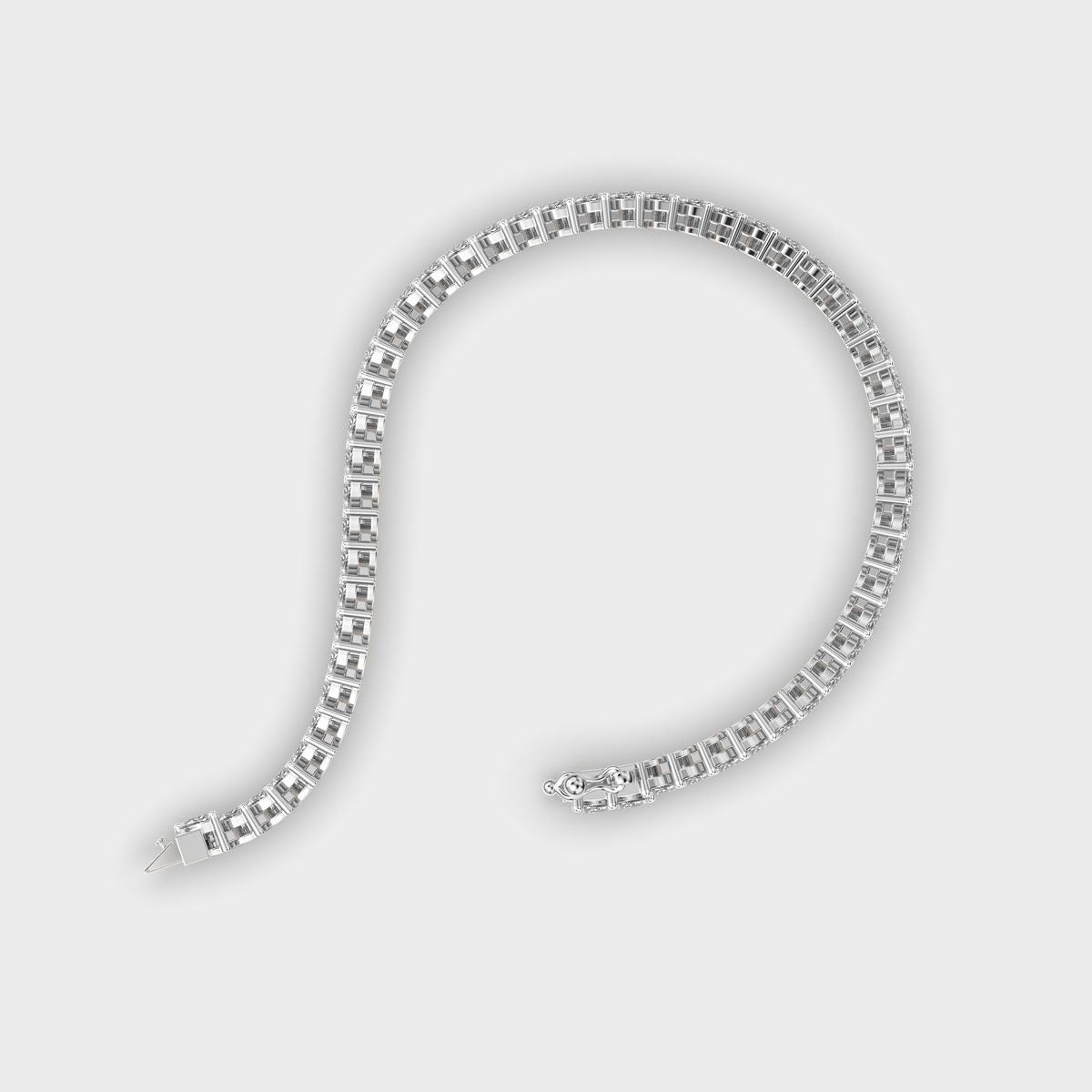 Marquise Laurel Row Diamond Bracelet