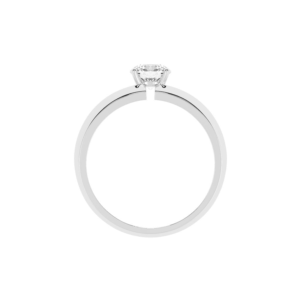 Classic Platinum Solitaire Ring
