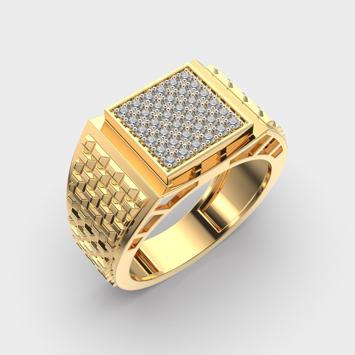 Crowned Hero Diamond Ring For Men - View 12