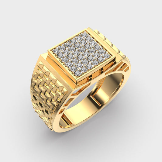 Crowned Hero Diamond Ring For Men - View 12