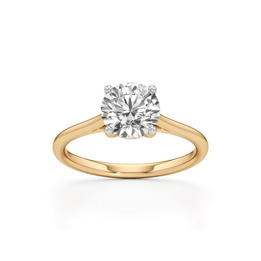 Apex Solitaire Diamond Ring