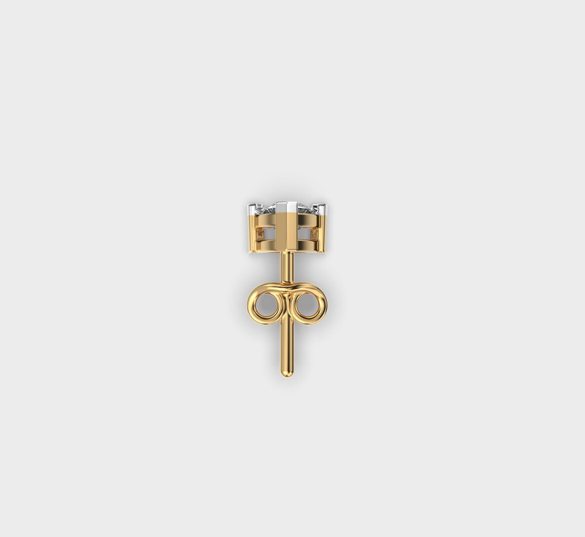 Elite Trillion Diamond Studs for Men