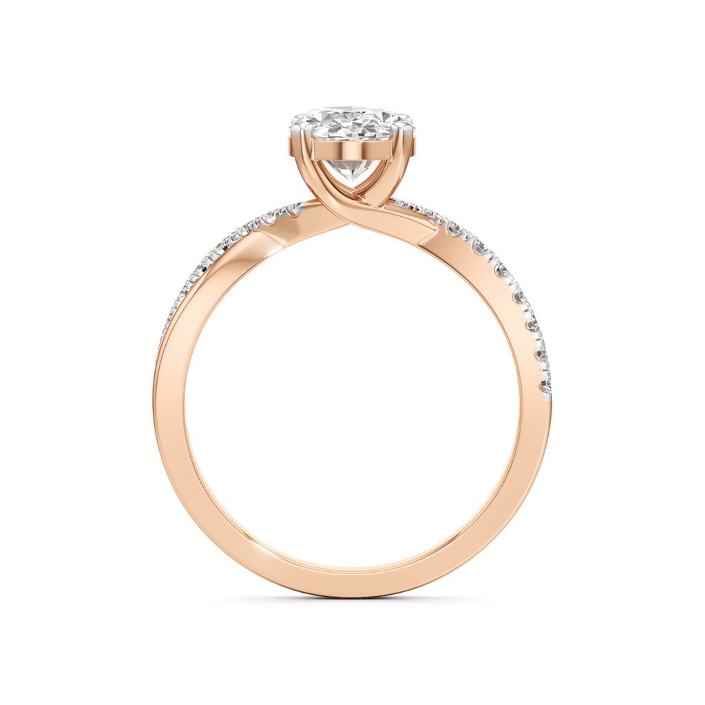 Celeste Oval Solitaire Ring
