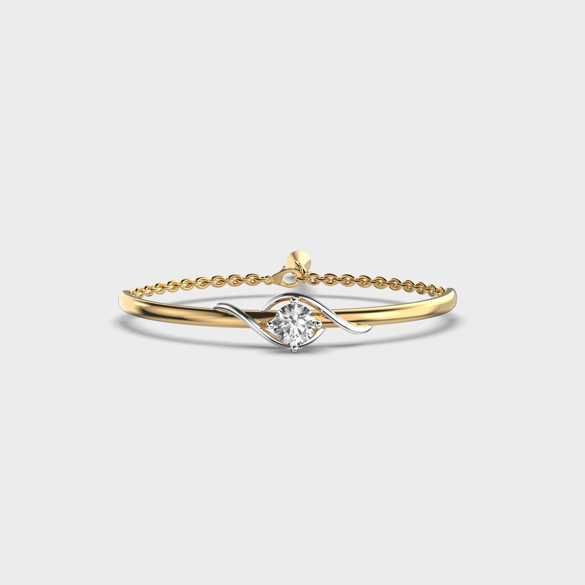 Diamond In Thistle Bracelet