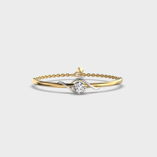 Diamond In Thistle Bracelet