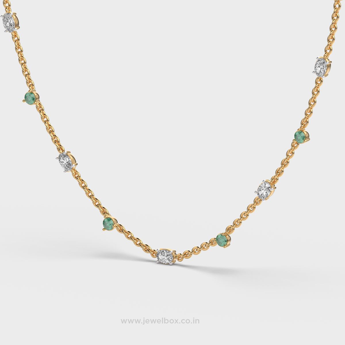 Solstice Cluster Diamond Necklace