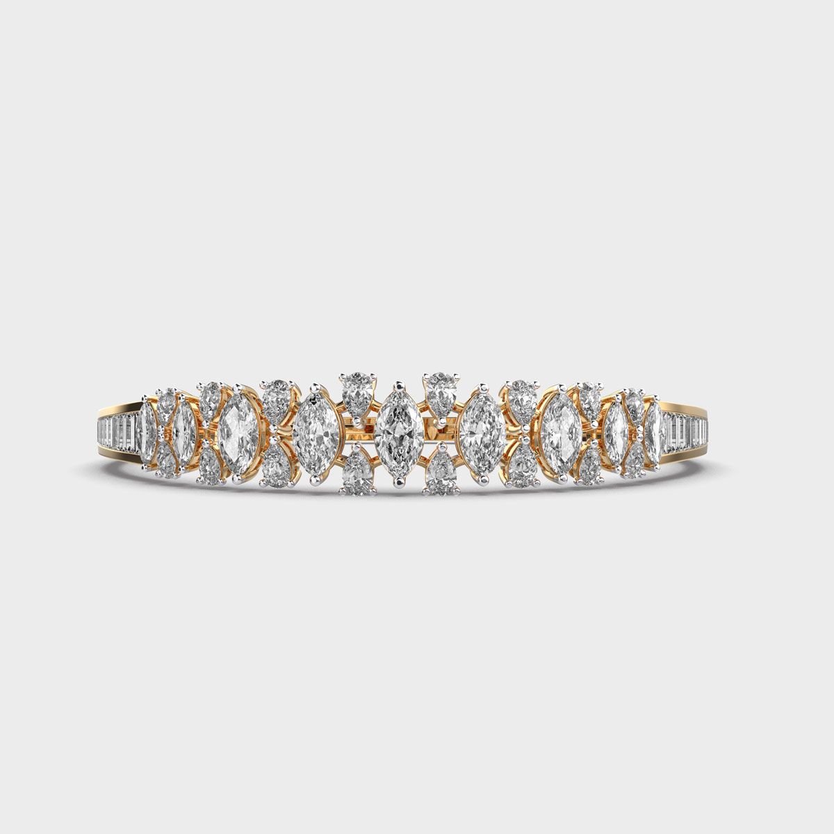 Stunning English Princess Diamond Bracelet