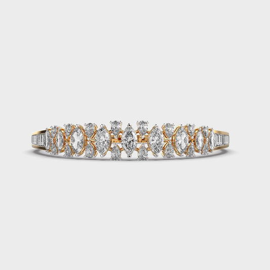 Stunning English Princess Diamond Bracelet