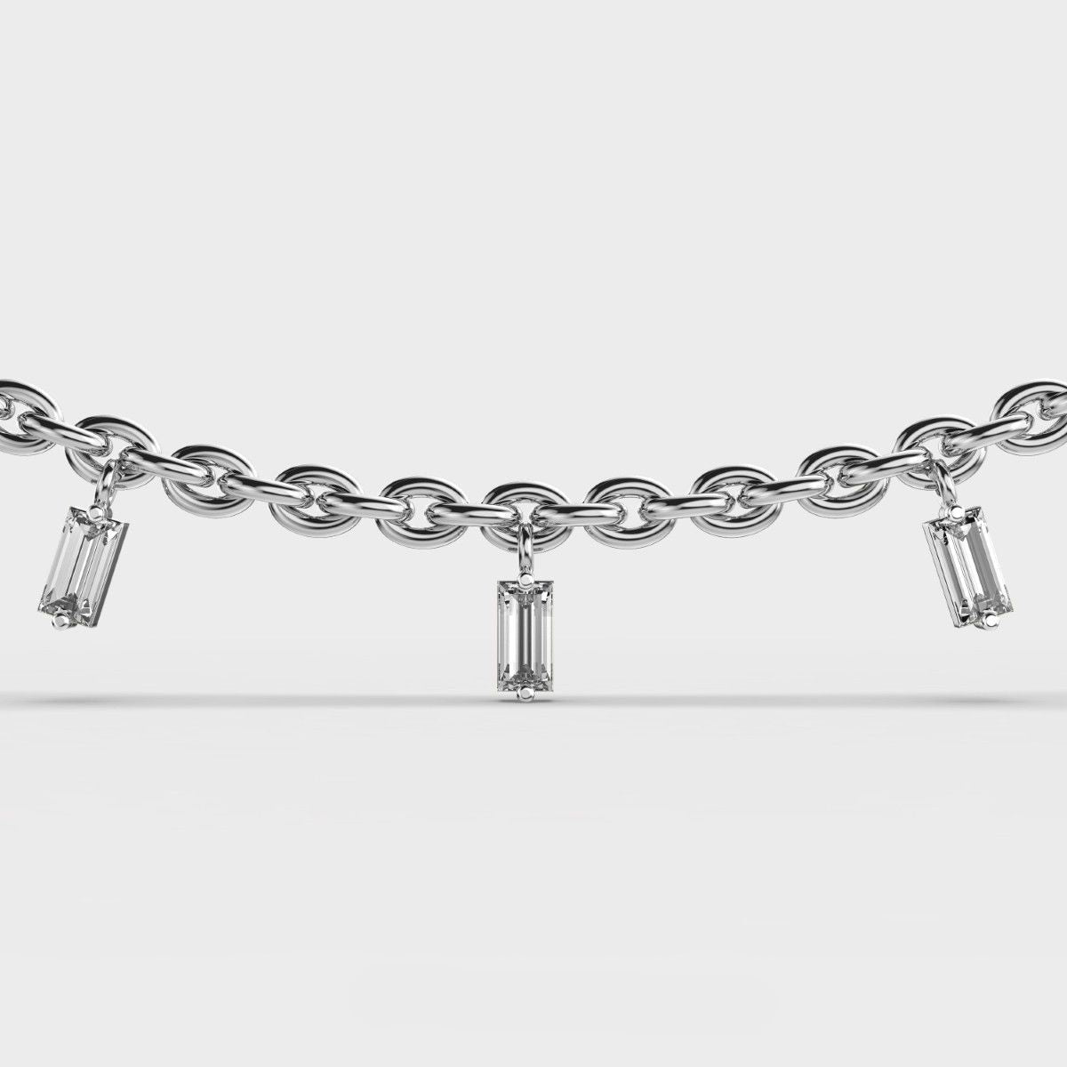 Golded Thread Diamond Bracelet