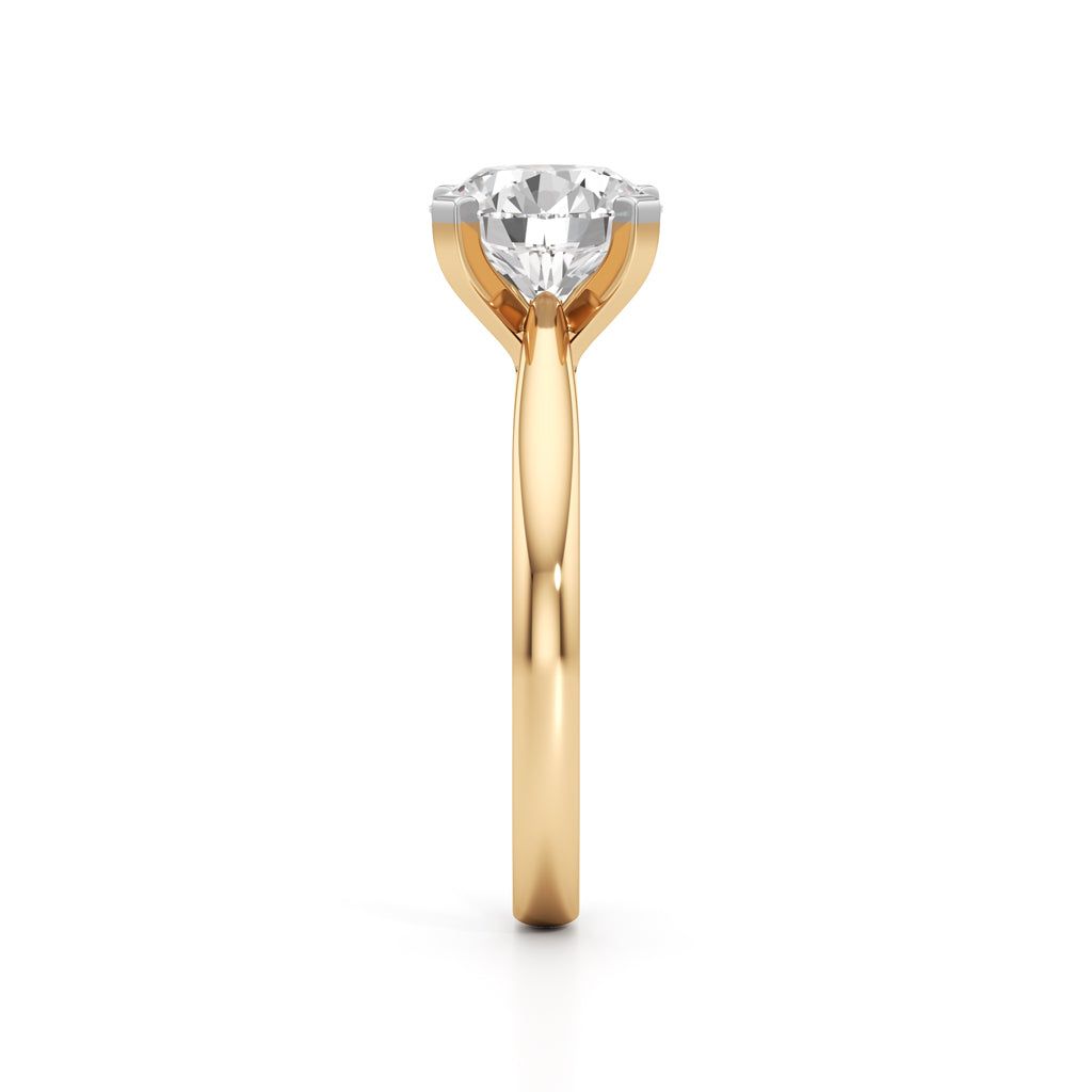 Solurelle 2Ct Round Cut Solitaire Ring