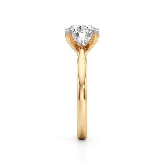 Solurelle 2Ct Round Cut Solitaire Ring