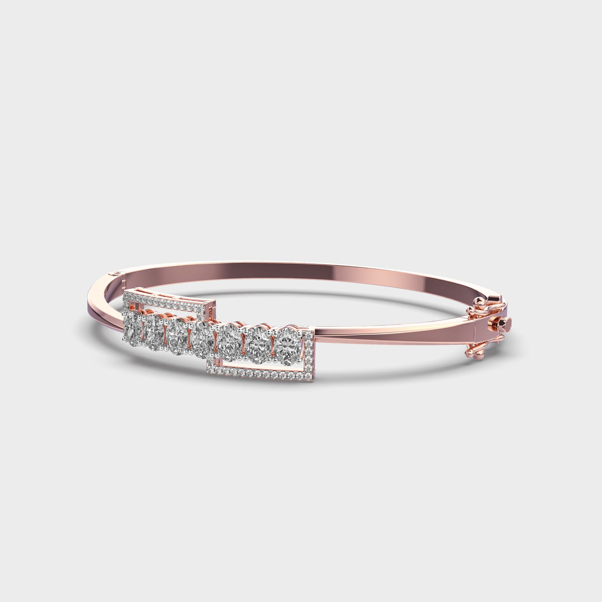 Bold Square Sparkle Diamond Bracelet