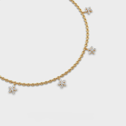 Star Drop Diamond Bracelet