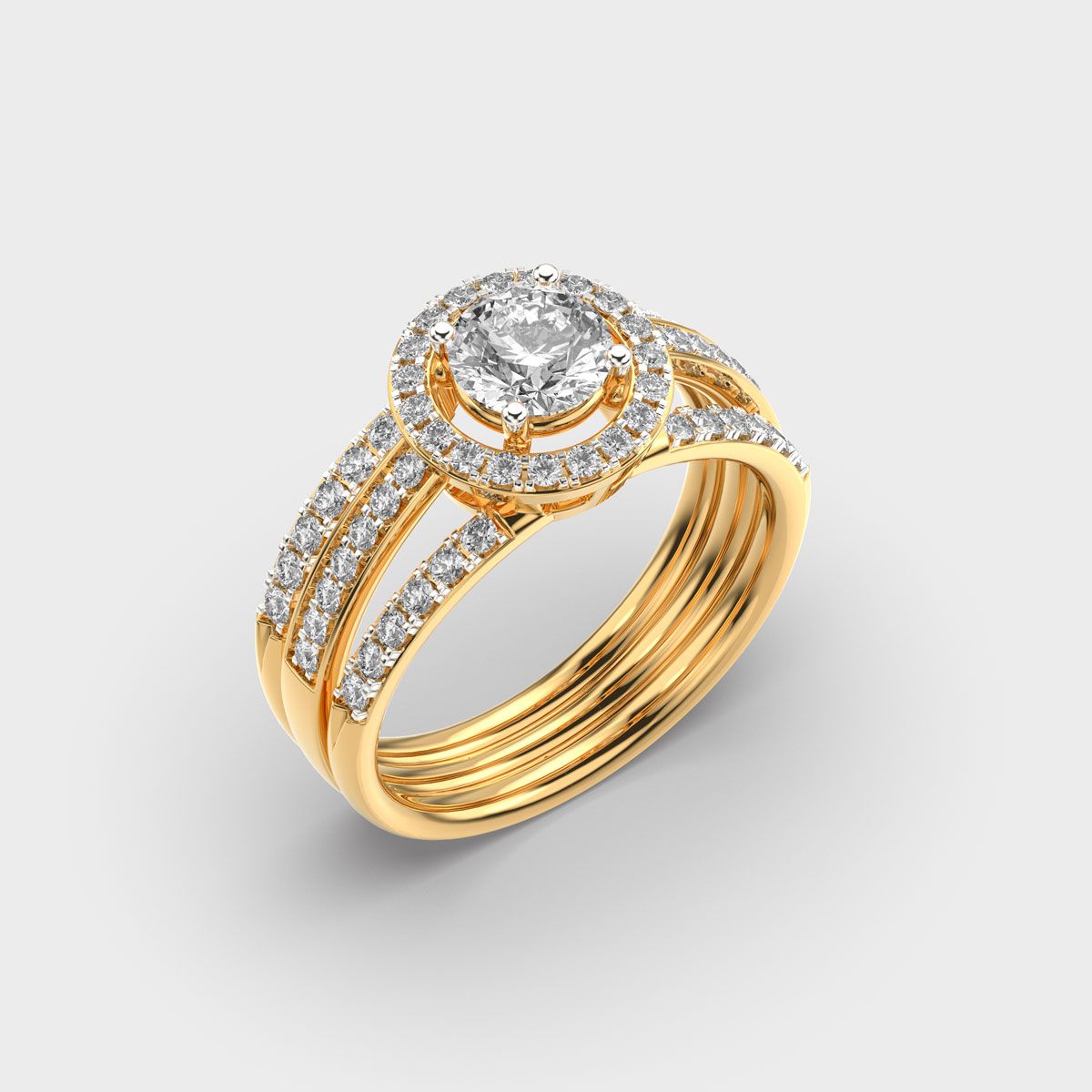 Clarion Orb Diamond Ring - View 3