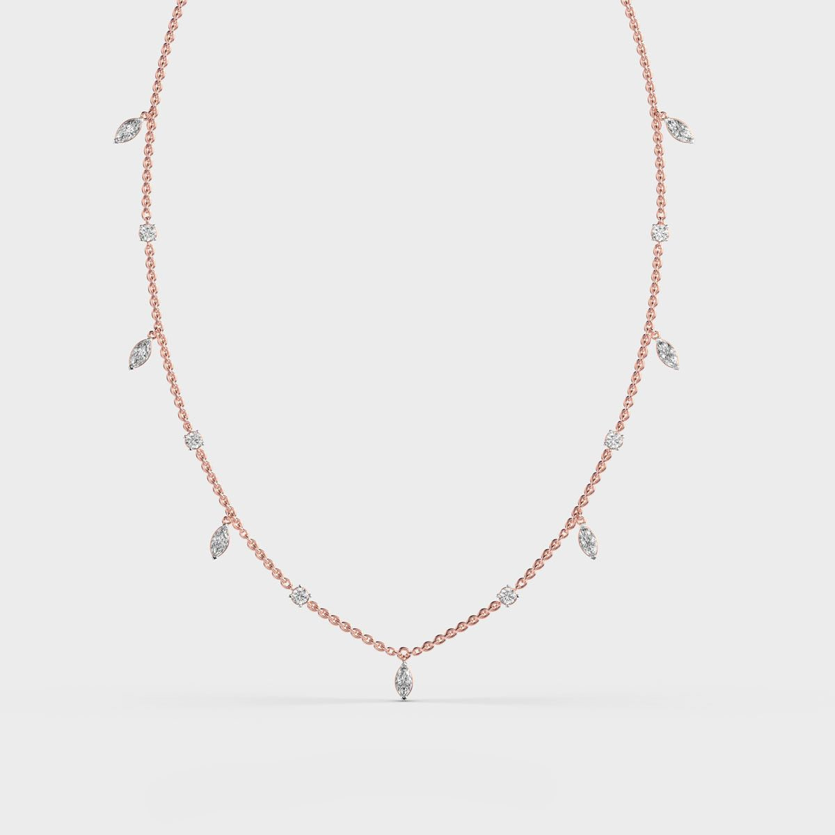 Velora Link Diamond Necklace