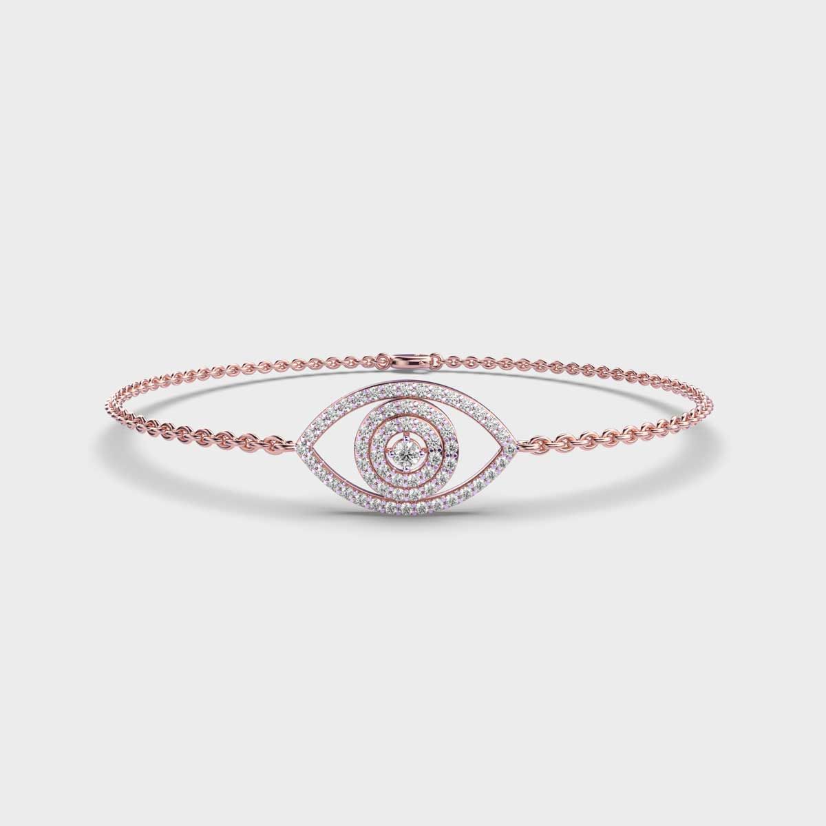 Classic Evil Eye Diamond Bracelet