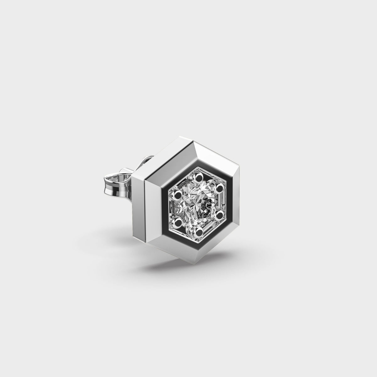 Penta Love Men Diamond Stud For Men