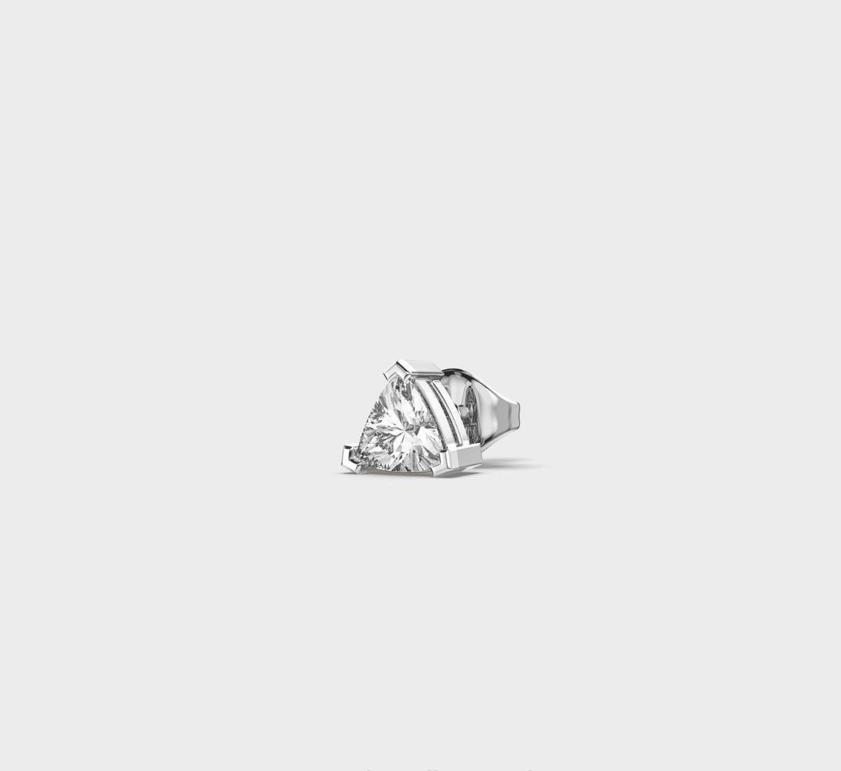 Elite Trillion Diamond Studs for Men