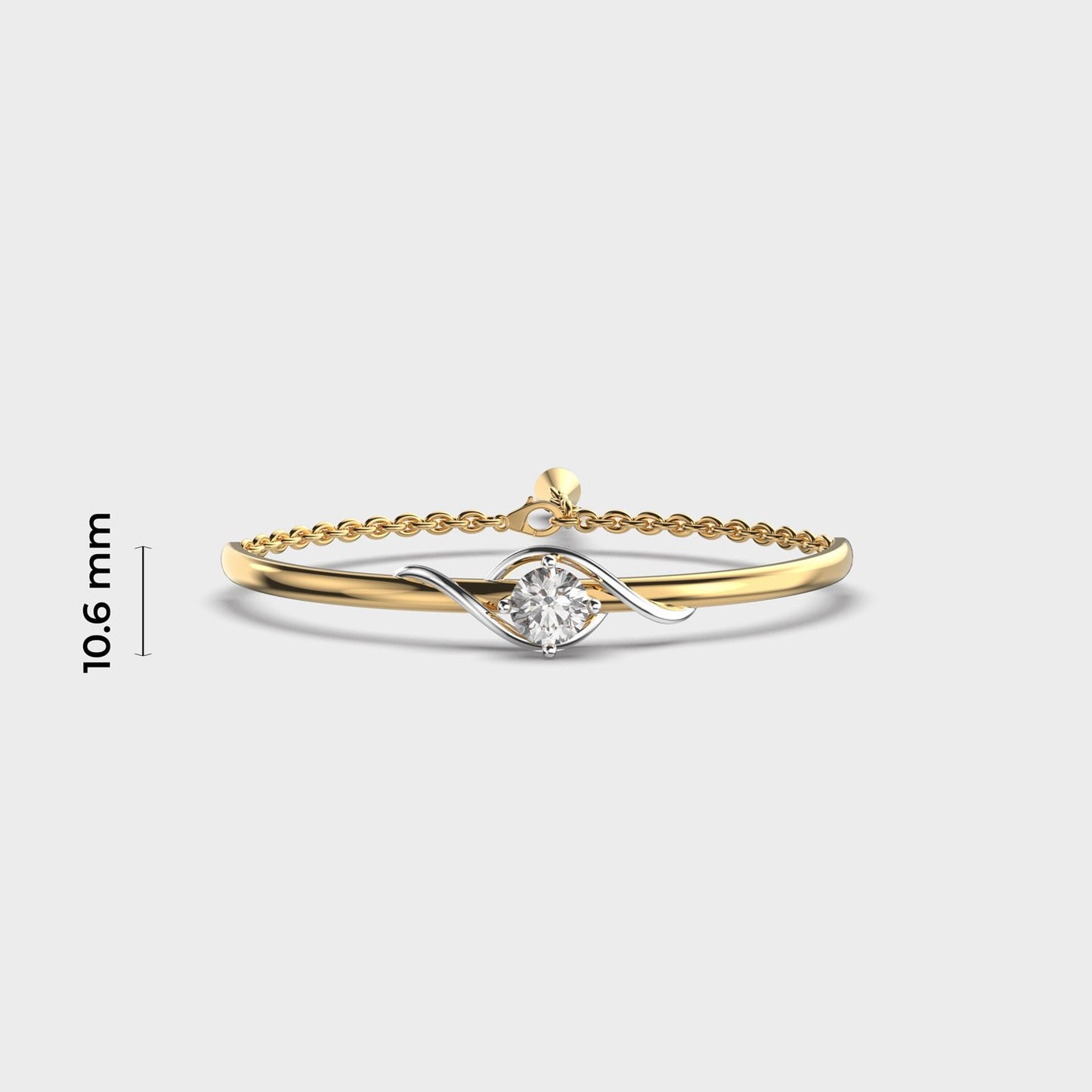 Diamond In Thistle Bracelet