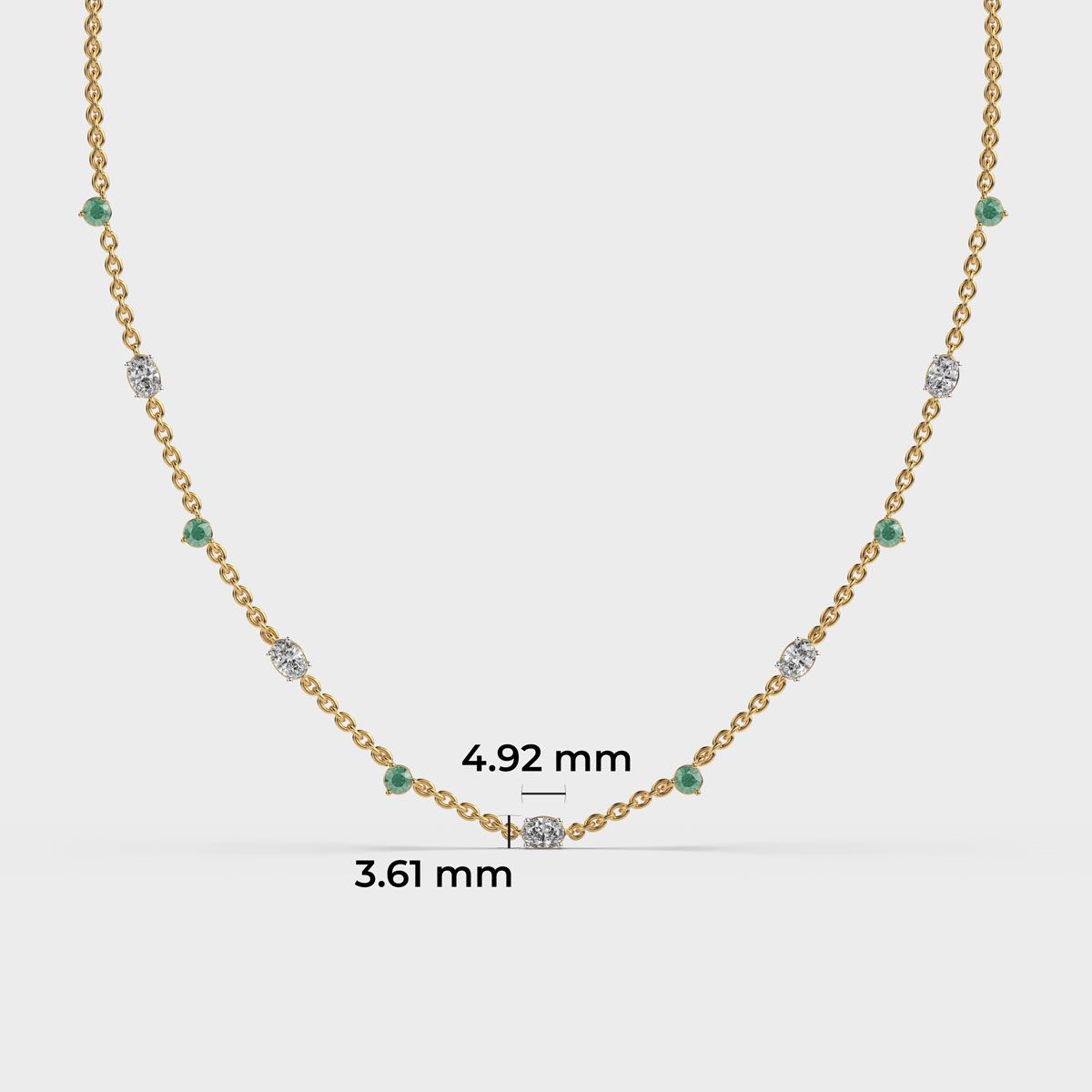 Solstice Cluster Diamond Necklace