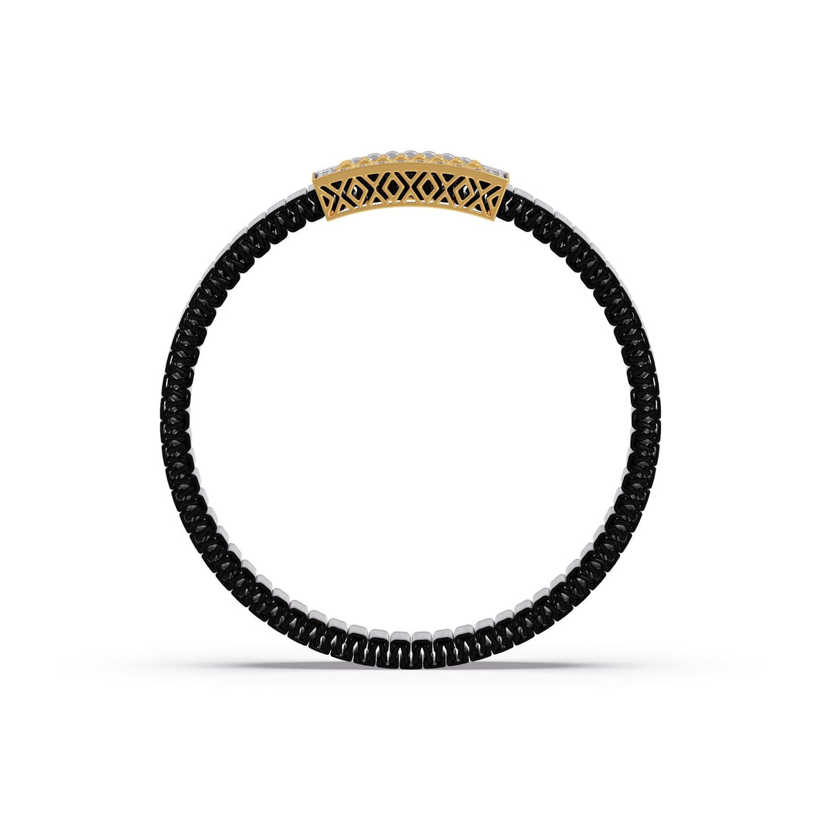 Strata Diamond Men's Bracelet