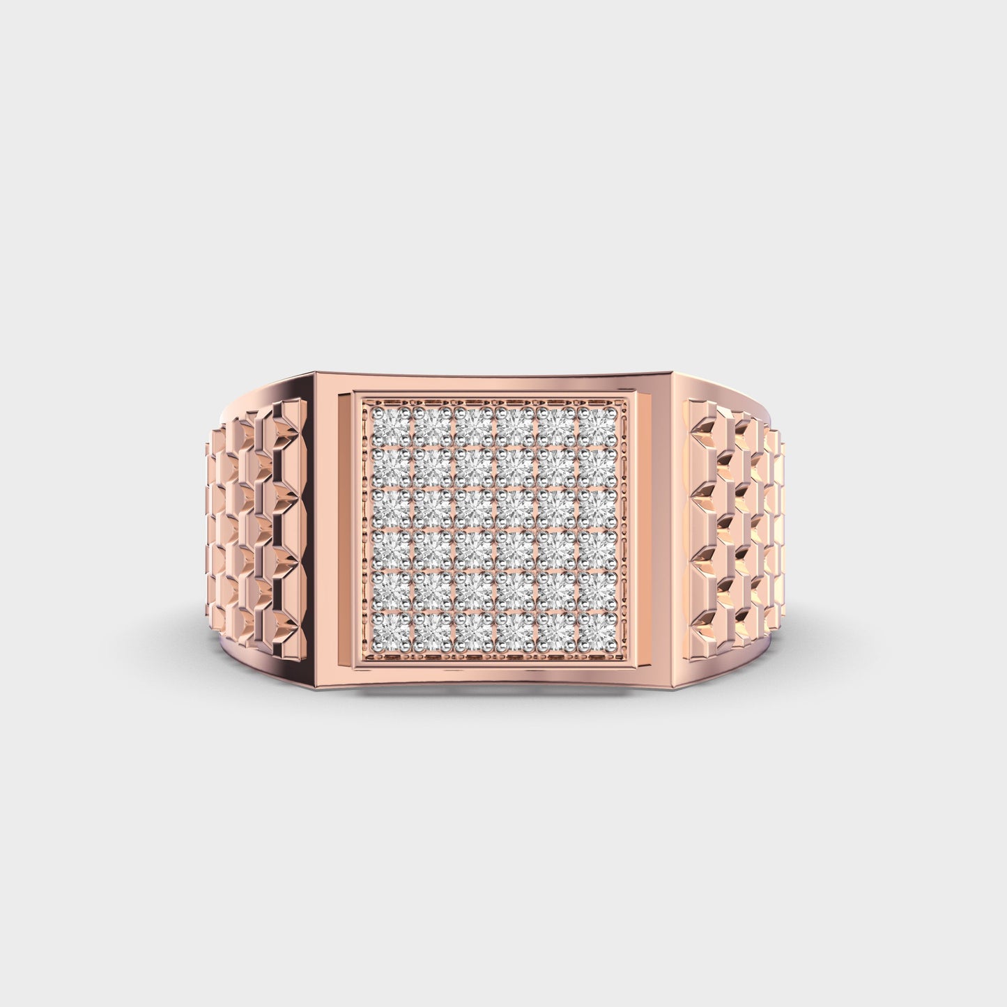 Crowned Hero Diamond Ring For Men - View 1