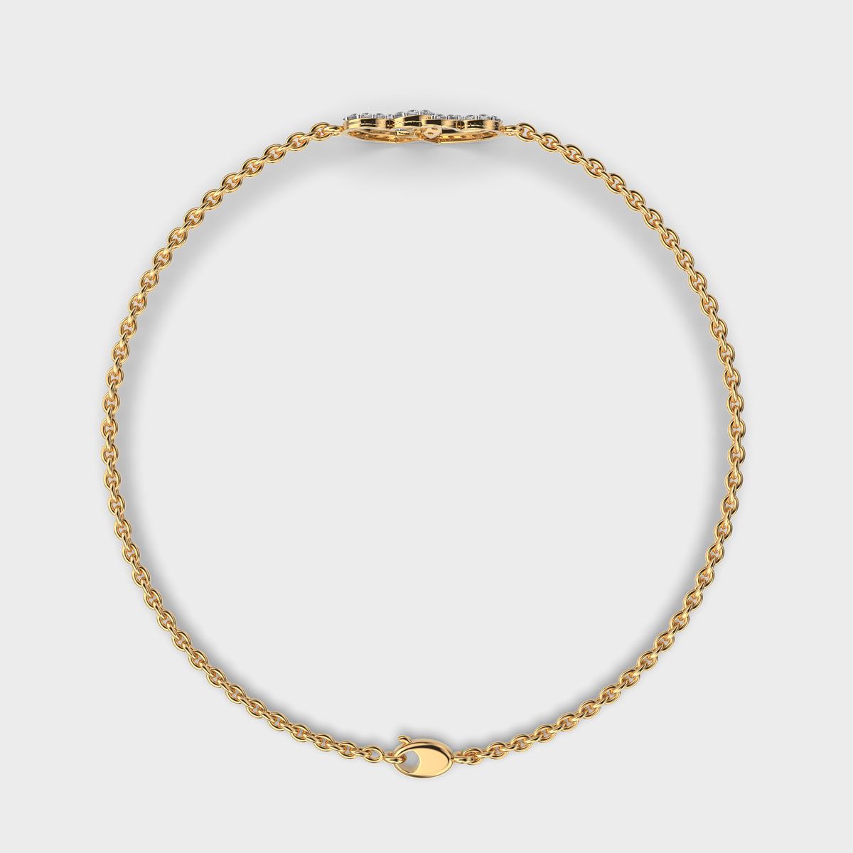 Rejoicing Hearts Diamond Bracelet