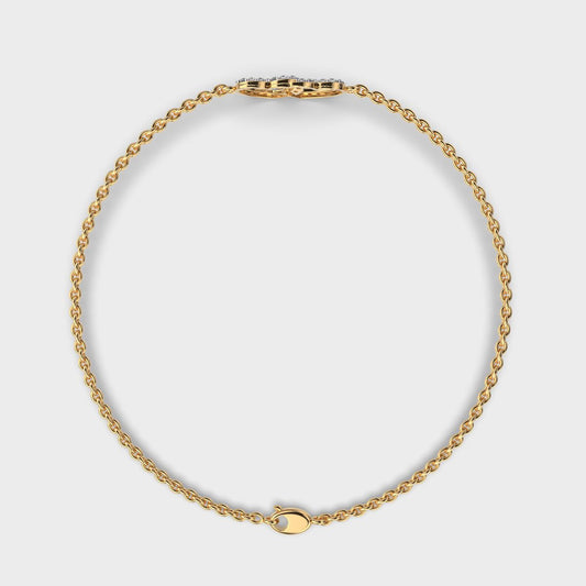 Rejoicing Hearts Diamond Bracelet