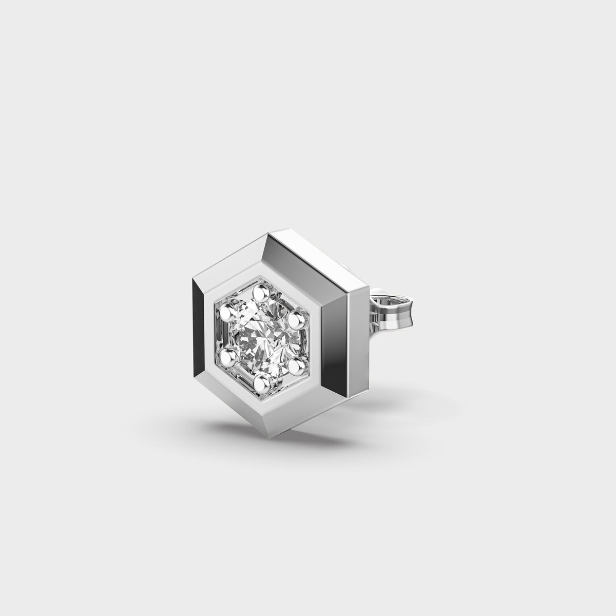 Penta Love Men Diamond Stud For Men
