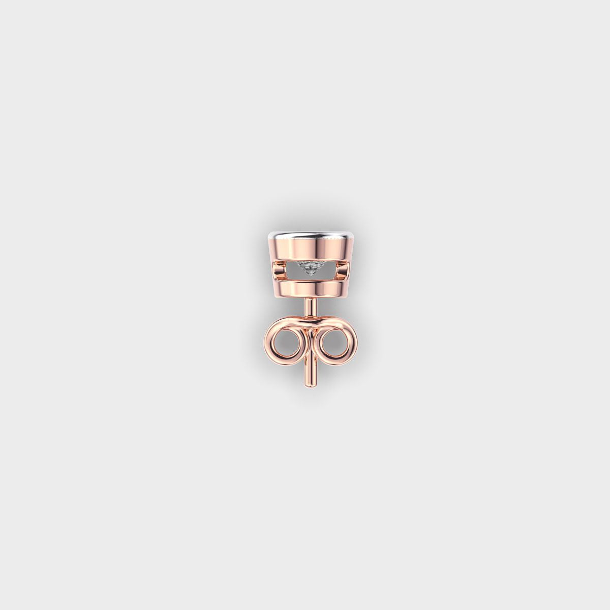 Appeal Round Diamond Stud For Men