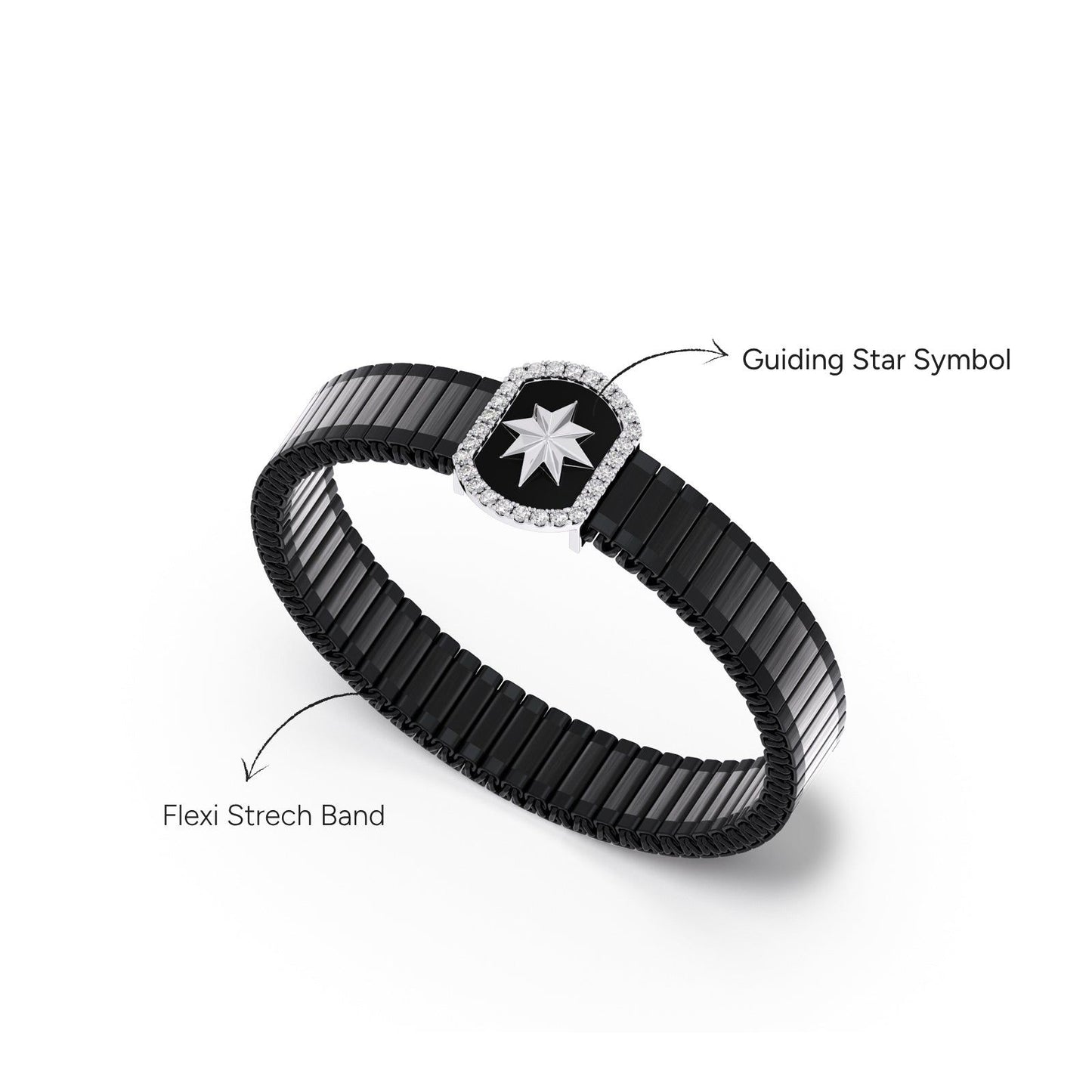 Stellar Halo Diamond Men's Bracelet
