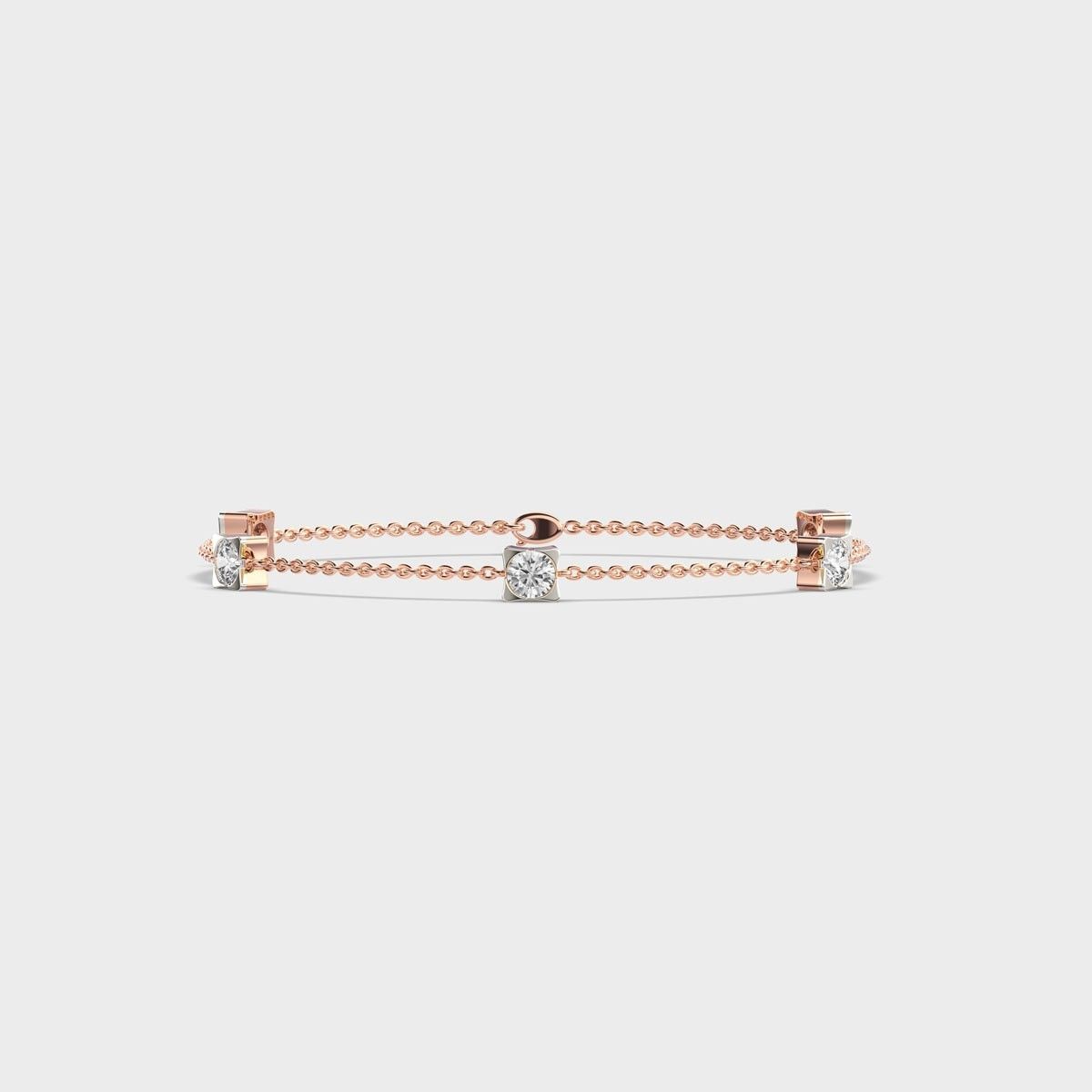 Roselle Beaded Diamond Bracelet