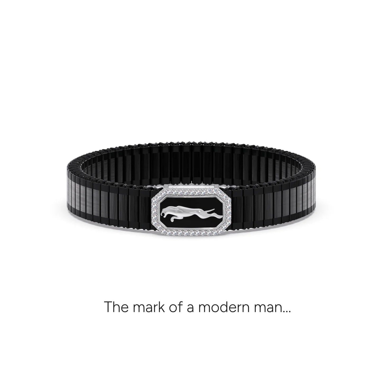 Apex Panther Diamond Men's Bracelet