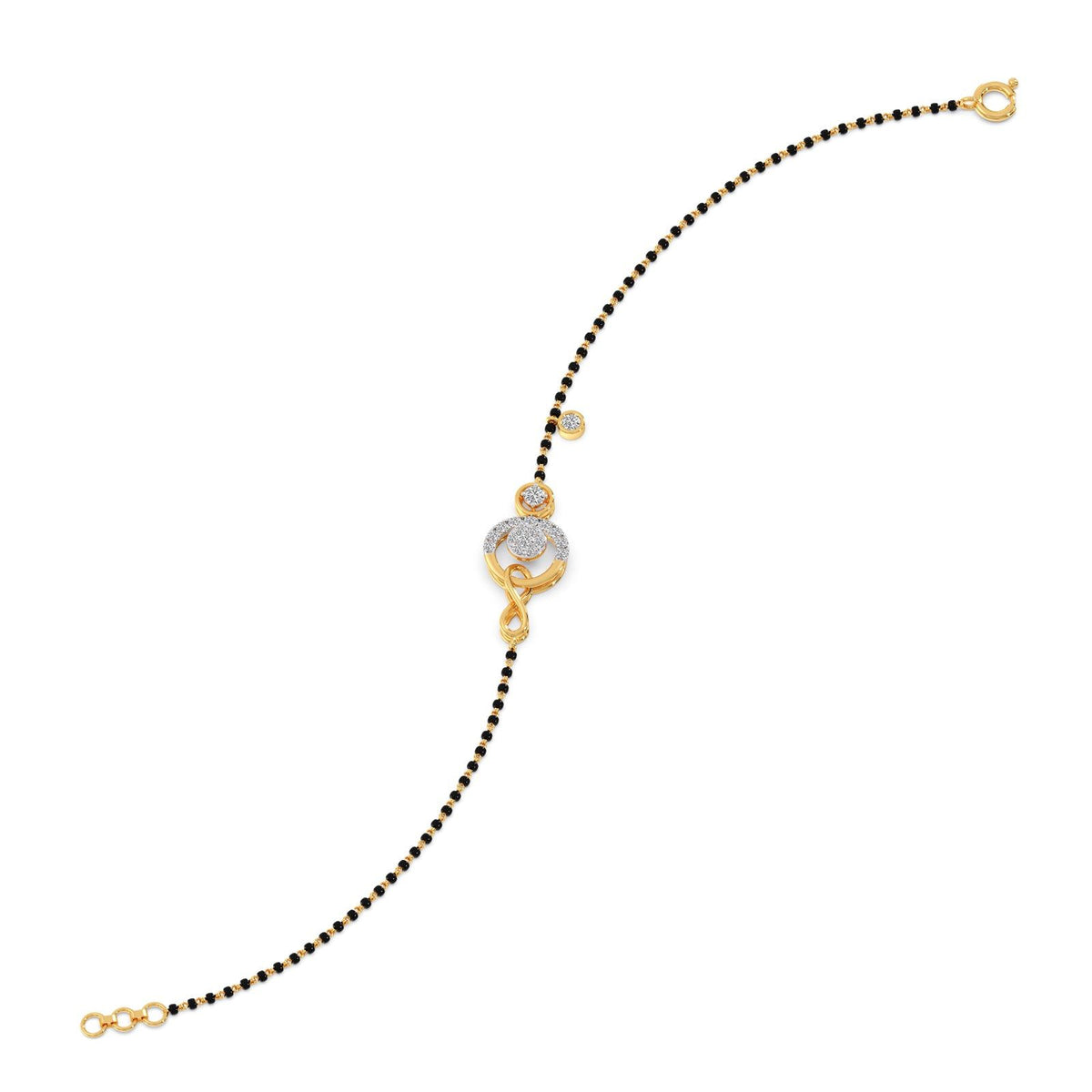 Ananta Cluster Diamond Mangalsutra Bracelet