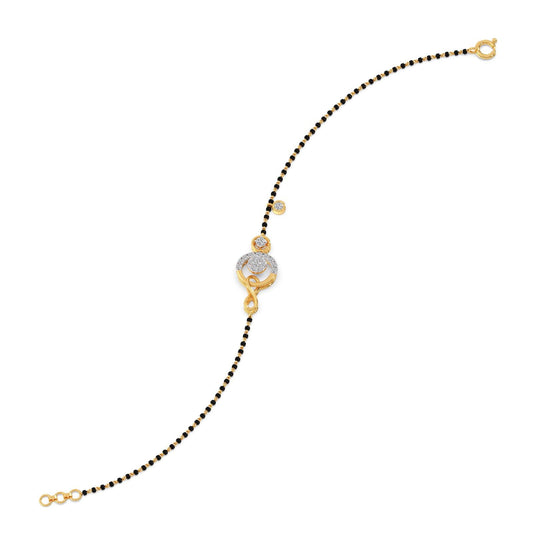 Ananta Cluster Diamond Mangalsutra Bracelet