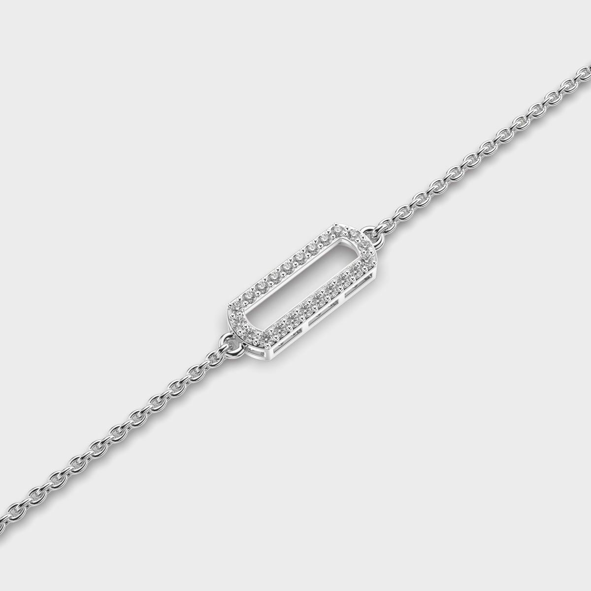 Delicate Diamond Chain Bracelet