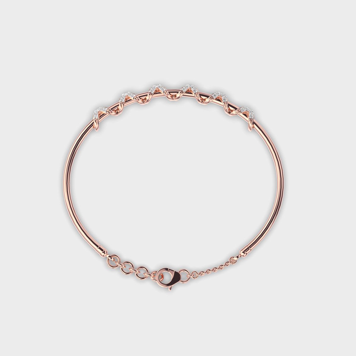 Designed in Contrast Diamond Bracelet