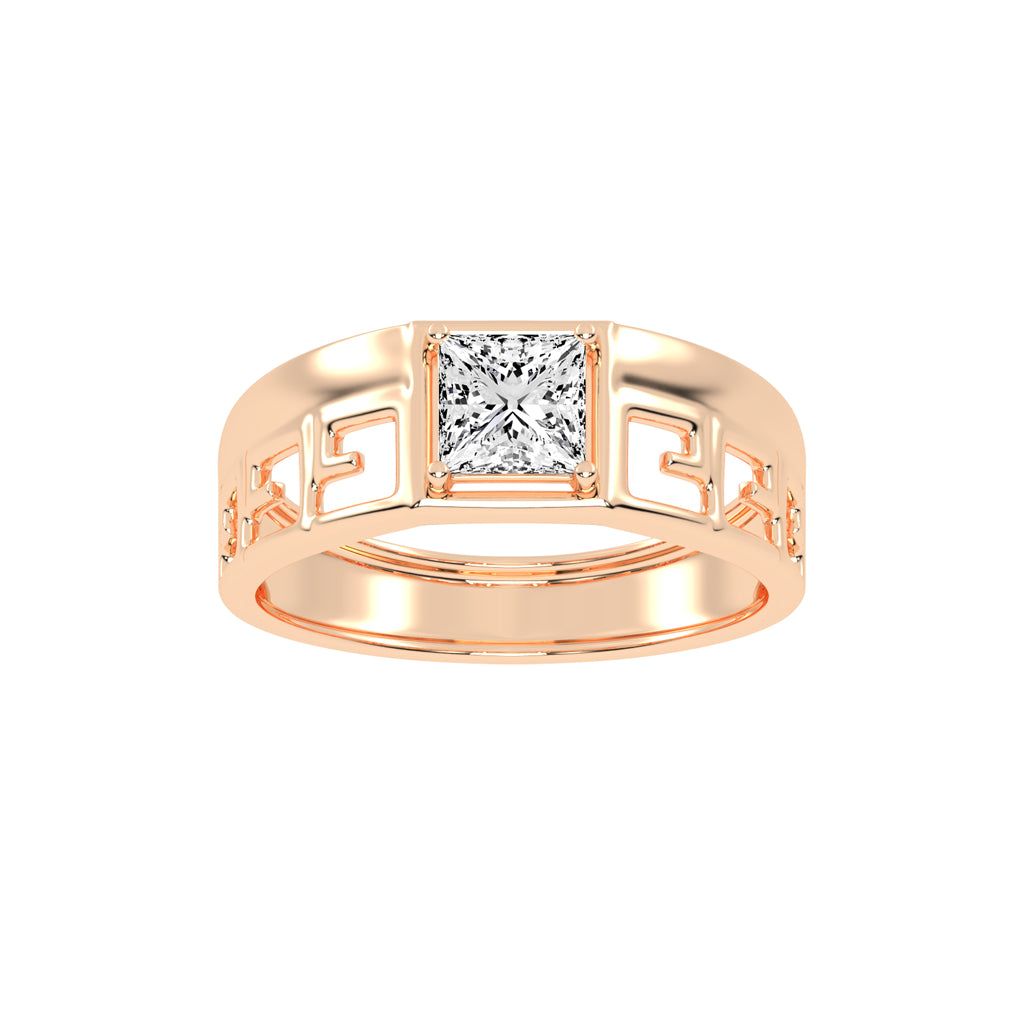 1.00Ct Princess Shape Solitaire