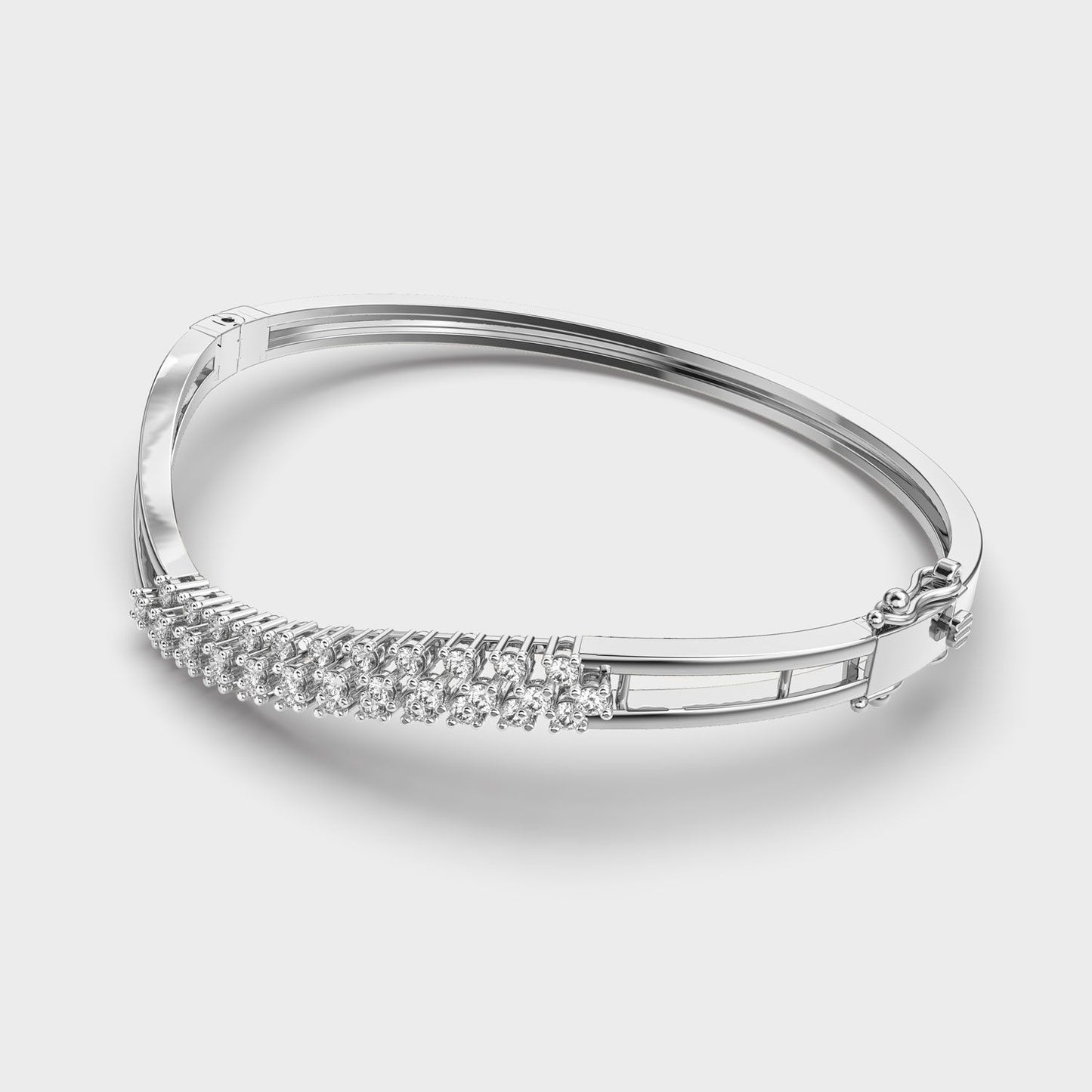 Serenade Wave Glam Diamond Bracelet