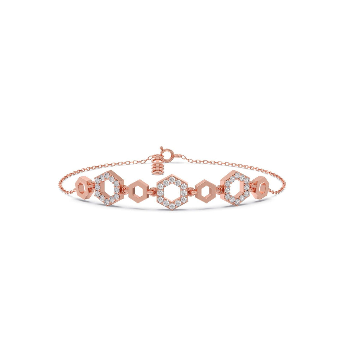 HexaGlow Chain Bracelet