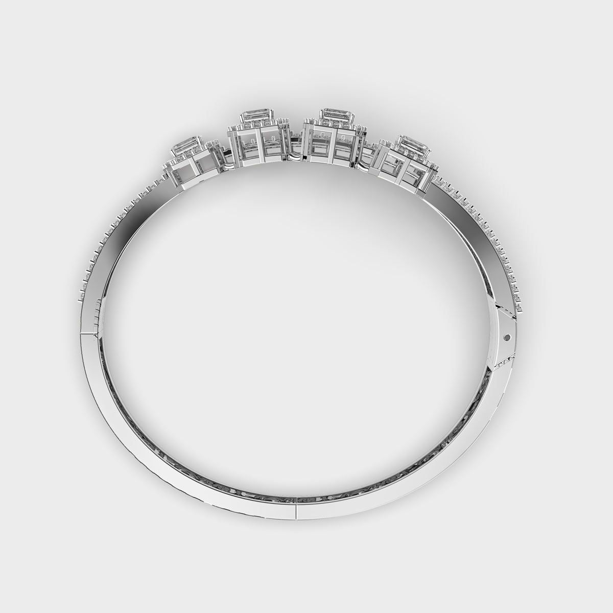 Flowing Harmony Step Diamond Bracelet