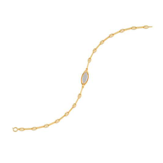 Lumina Marquise-Link Diamond Chain Bracelet