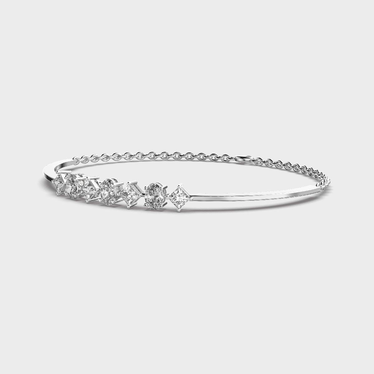 Geometric Appeal Diamond Bracelet