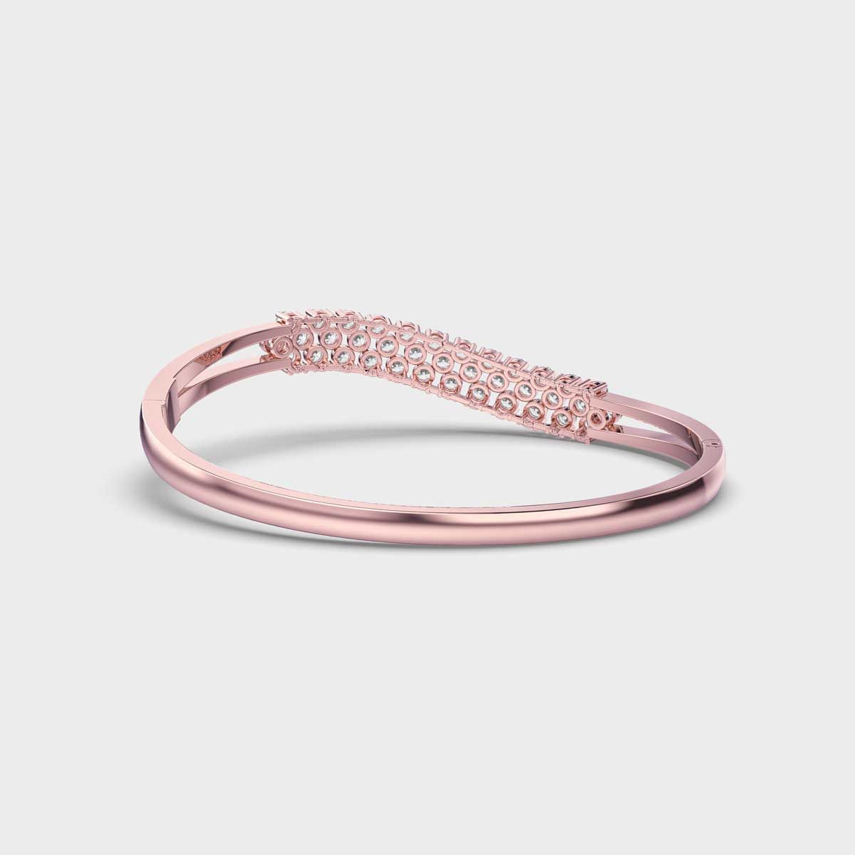 Wave of Infinity Diamond Bracelet