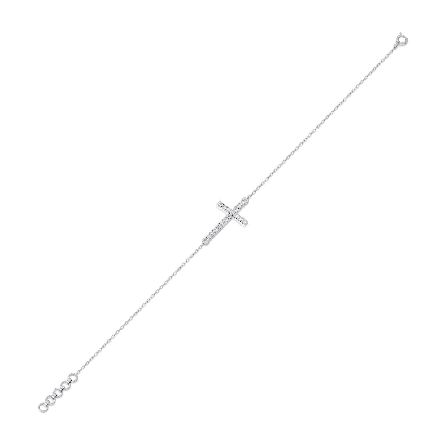 Serenity Cross Chain Bracelet