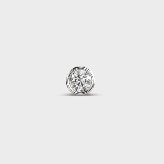 Dot of Light Diamond Stud for Men
