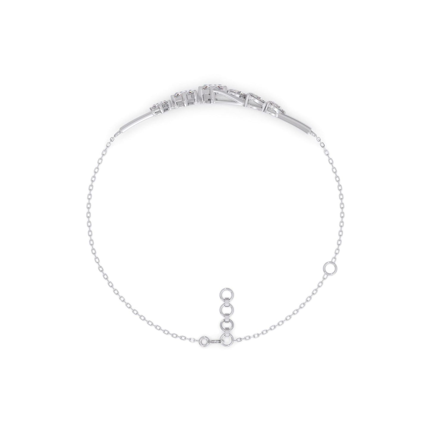 Hexa Axis Chain Bracelet