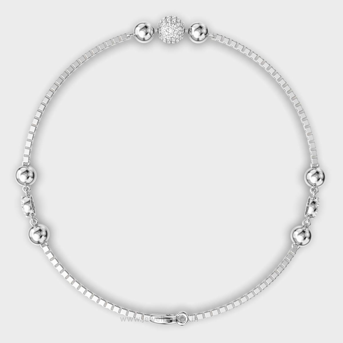 Golden Beaded Bracelet