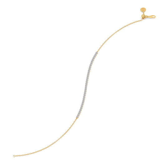 Lustre Round Diamond Chain Bracelet