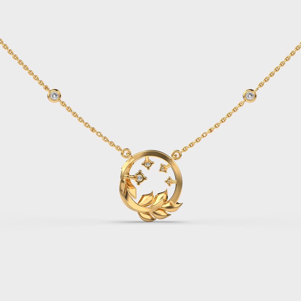 Basket of Blooms Diamond Necklace